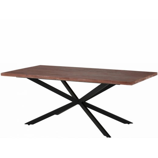 Jedálenský stôl Adrie, 200 cm, tmavohnedá - 1