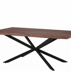 Jedálenský stôl Adrie, 200 cm, tmavohnedá - 1