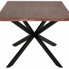 Jedálenský stôl Adrie, 200 cm, tmavohnedá - 3