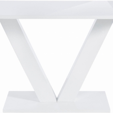 Jedálenský stôl Alle, 140 cm, biela - 2