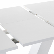 Jedálenský stôl Alle, 140 cm, biela - 4