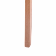 Jedálenský stôl Alter, 90 cm, prírodné drevo / biela - 5