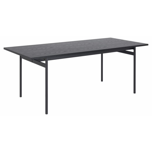 Jedálenský stôl Angus, 200 cm, čierna - 1