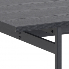 Jedálenský stôl Angus, 200 cm, čierna - 8