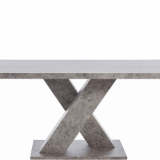 Jedálenský stôl Anto, 160 cm, pohľadový betón - 3