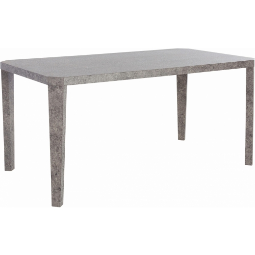 Jedálenský stôl Argo, 160 cm, pohľadový betón - 1