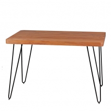 Jedálenský stôl Bagli, 120 cm, masív agát - 1
