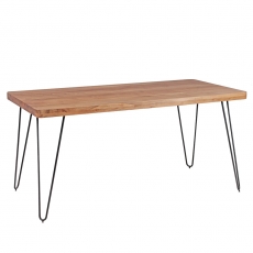 Jedálenský stôl Bagli, 160 cm, masív agát - 1