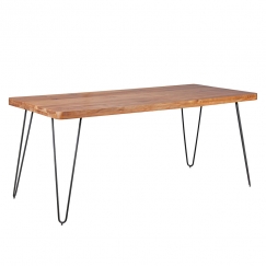 Jedálenský stôl Bagli, 180 cm, masív agát