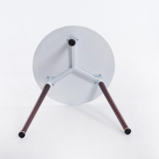 Jedálenský stôl Benet okrúhly, 60 cm, nohy cappuccino - 3