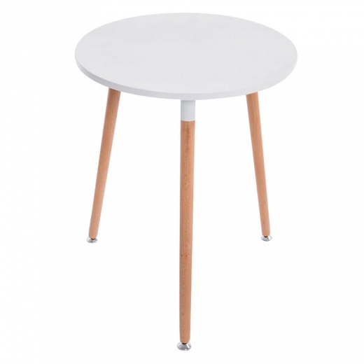 Jedálenský stôl Benet okrúhly, 60 cm, nohy prírodné - 1