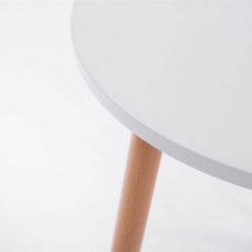 Jedálenský stôl Benet okrúhly, 60 cm, nohy prírodné - 3