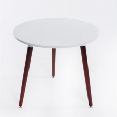 Jedálenský stôl Benet okrúhly, 80 cm, nohy cappuccino - 2