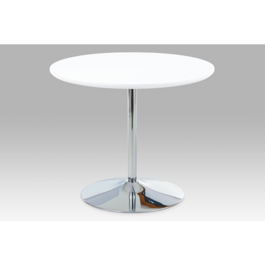 Jedálenský stôl Bernard, 90 cm, biela - 1