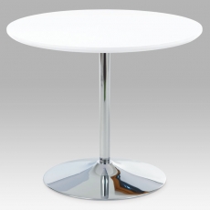 Jedálenský stôl Bernard, 90 cm, biela - 1