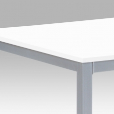 Jedálenský stôl Bertina, 110 cm, biela - 3
