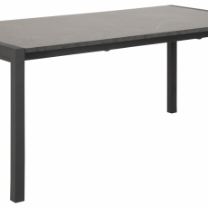 Jedálenský stôl Bicca, 170-250 cm, čierna - 1