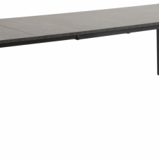 Jedálenský stôl Bicca, 170-250 cm, čierna - 2