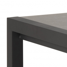 Jedálenský stôl Bicca, 170-250 cm, čierna - 7