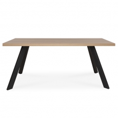 Jedálenský stôl Bieden, 160 cm, Sonoma dub/antracit - 2
