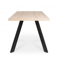 Jedálenský stôl Bieden, 160 cm, Sonoma dub/antracit - 3