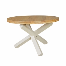 Jedálenský stôl Boha okrúhly, 120 cm, masív agát - 1