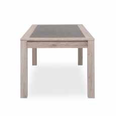 Jedálenský stôl Bruk, 160 cm, Sorrento dub/betón - 4
