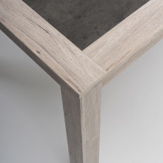 Jedálenský stôl Bruk, 160 cm, Sorrento dub/betón - 5
