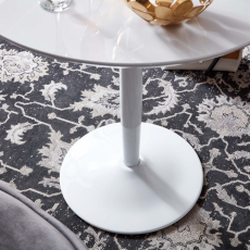 Jedálenský stôl Caffe, 75 cm, biela - 6