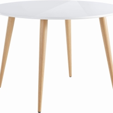 Jedálenský stôl Canto, 110 cm, biela - 1