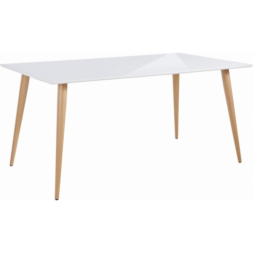 Jedálenský stôl Canto, 160 cm, biela - 1