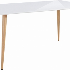 Jedálenský stôl Canto, 160 cm, biela - 1