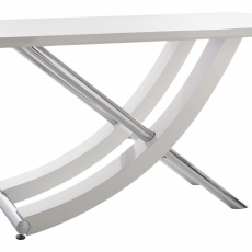 Jedálenský stôl Carle, 160 cm, biela - 1