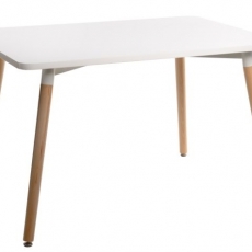 Jedálenský stôl Clara, 120 cm, biela - 1