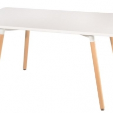 Jedálenský stôl Clara, 160 cm, biela - 1