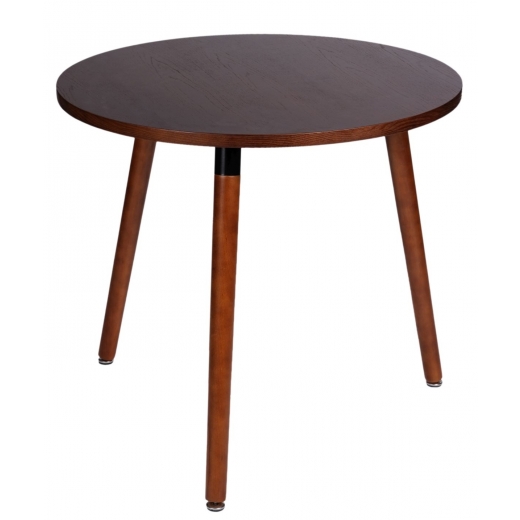 Jedálenský stôl Clara s krížovou konštrukciou, 80 cm, orech - 1