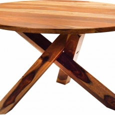 Jedálenský stôl Cleve, 76 cm, masívne mango - 1