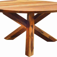 Jedálenský stôl Cleve, 76 cm, masívne mango - 2