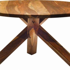 Jedálenský stôl Cleve, 76 cm, masívne mango - 3