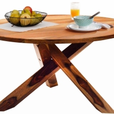 Jedálenský stôl Cleve, 76 cm, masívne mango - 4