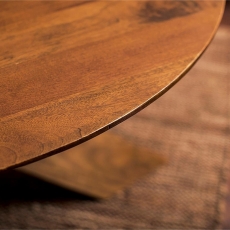 Jedálenský stôl Cleve, 76 cm, masívne mango - 6