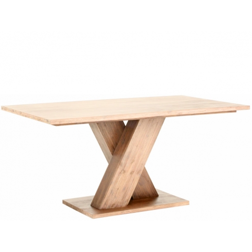 Jedálenský stôl Conge, 160 cm, krémová - 1
