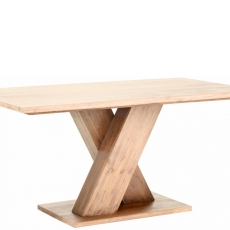 Jedálenský stôl Conge, 160 cm, krémová - 1