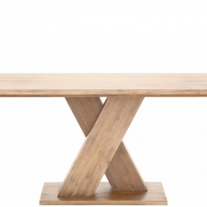 Jedálenský stôl Conge, 160 cm, krémová - 2