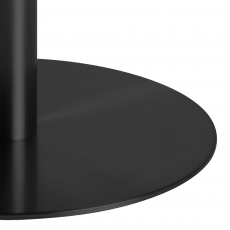 Jedálenský stôl Corby, 105 cm, biela / čierna - 6