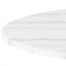 Jedálenský stôl Corby, 105 cm, biela  - 4