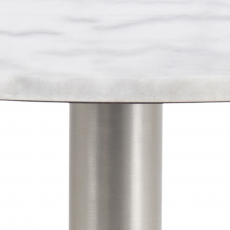 Jedálenský stôl Corby, 105 cm, biela  - 5