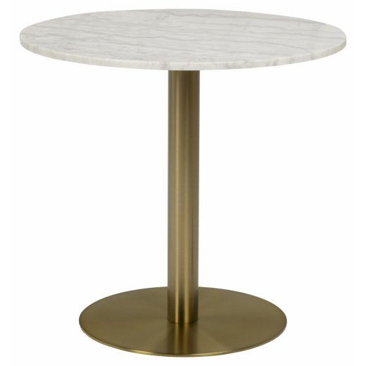 Jedálenský stôl Corby, 80 cm, biela - 1