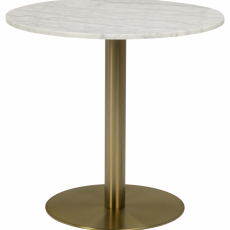 Jedálenský stôl Corby, 80 cm, biela - 1