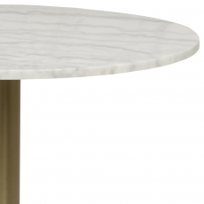 Jedálenský stôl Corby, 80 cm, biela - 7